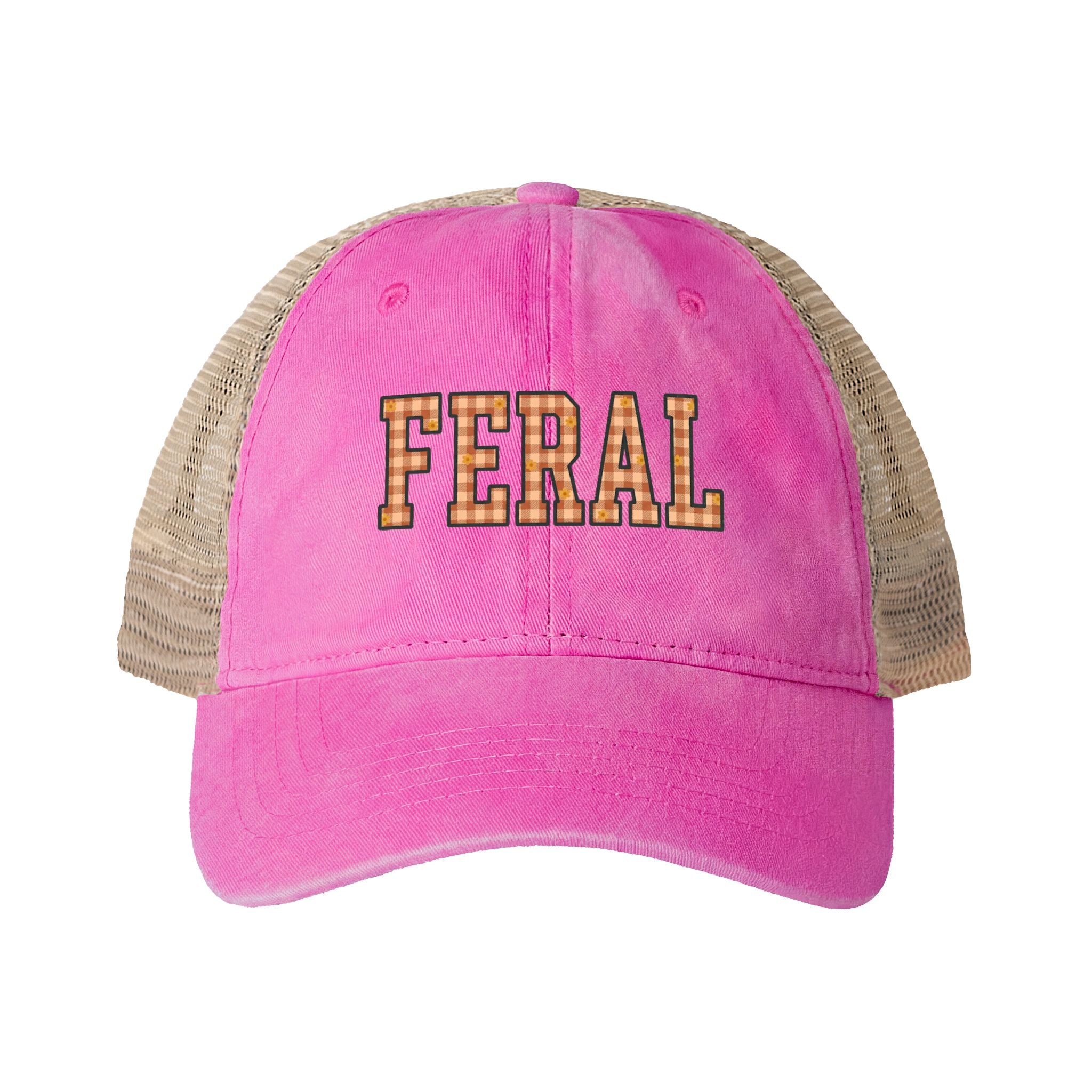 Washed Mesh-Back Cap - Feral