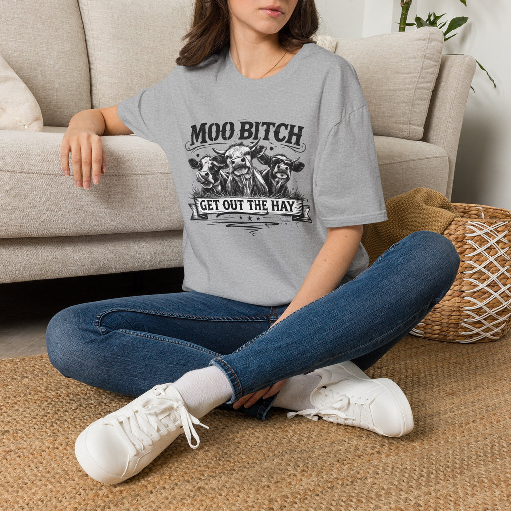 Black Sheep Club — "Moo Bitch" Get Out the Hay" Tee