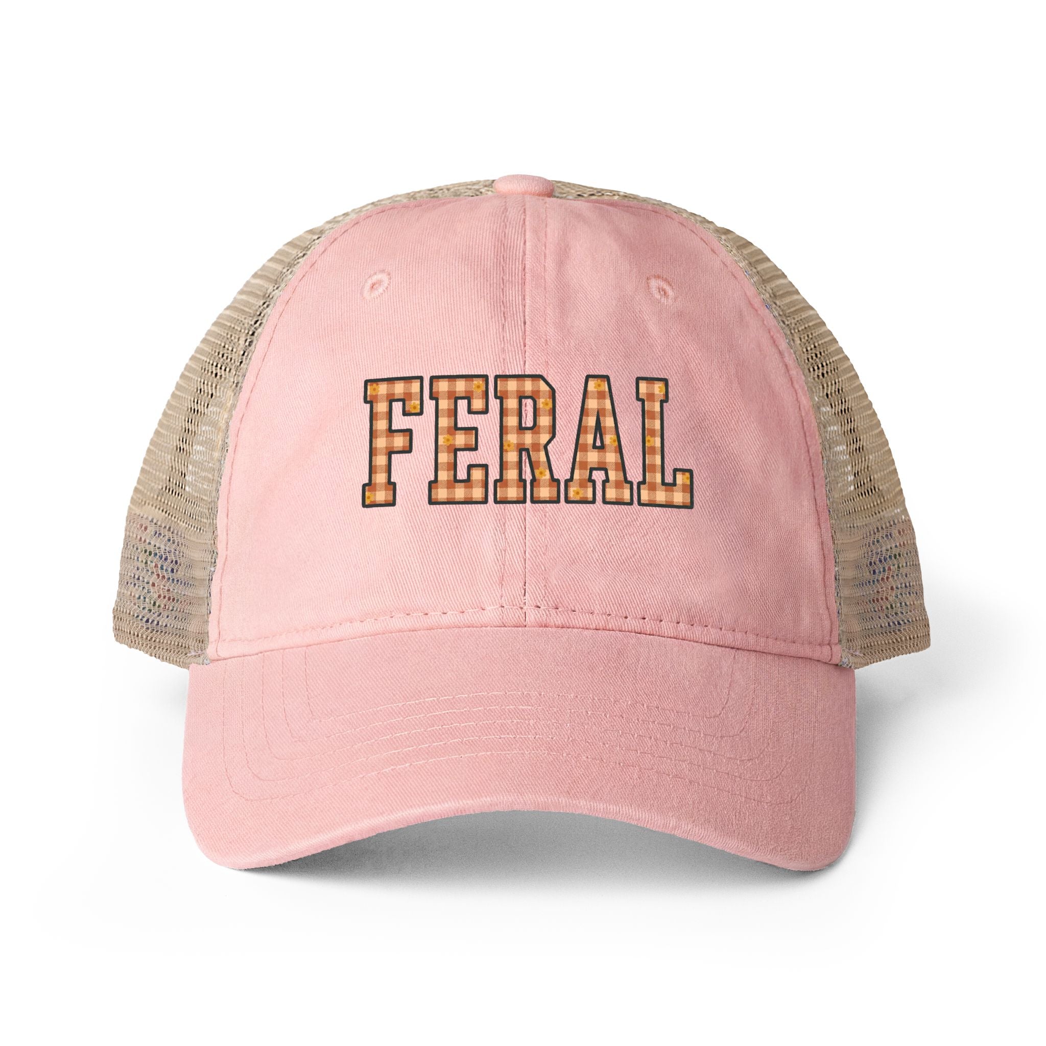 Washed Mesh-Back Cap - Feral