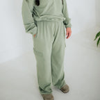 Ladies' Bamboo Fleece Cargo Pants | Black