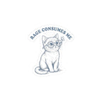 Black Sheep Club - Rage Consumes Me kitten STICKER