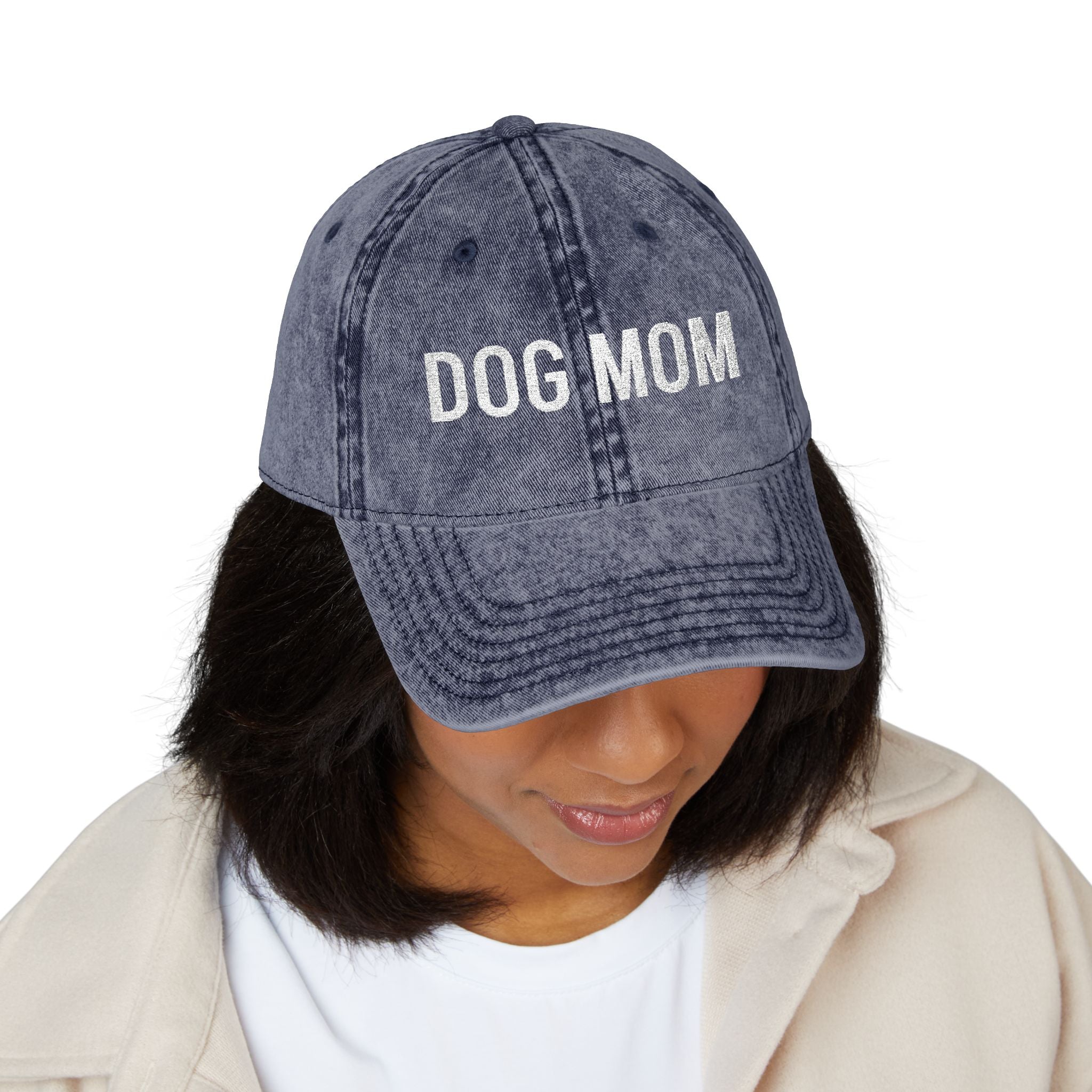 Black Sheep Club - Dog Mom Vintage Embroidered Cap