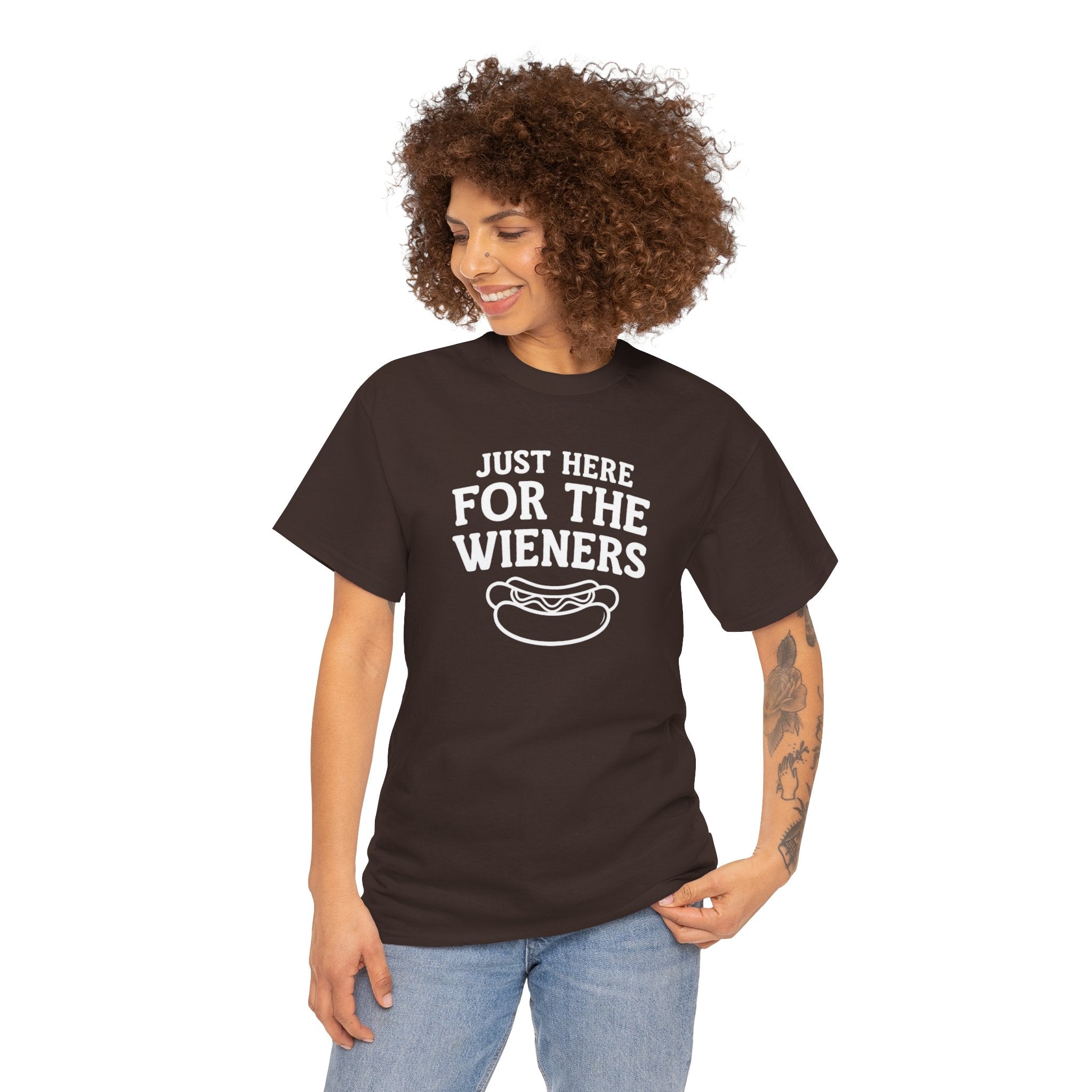 Black Sheep Club - Just Here for the Wieners Tee