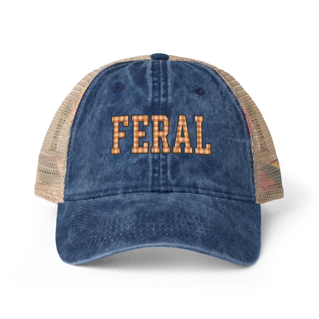 Washed Mesh-Back Cap - Feral