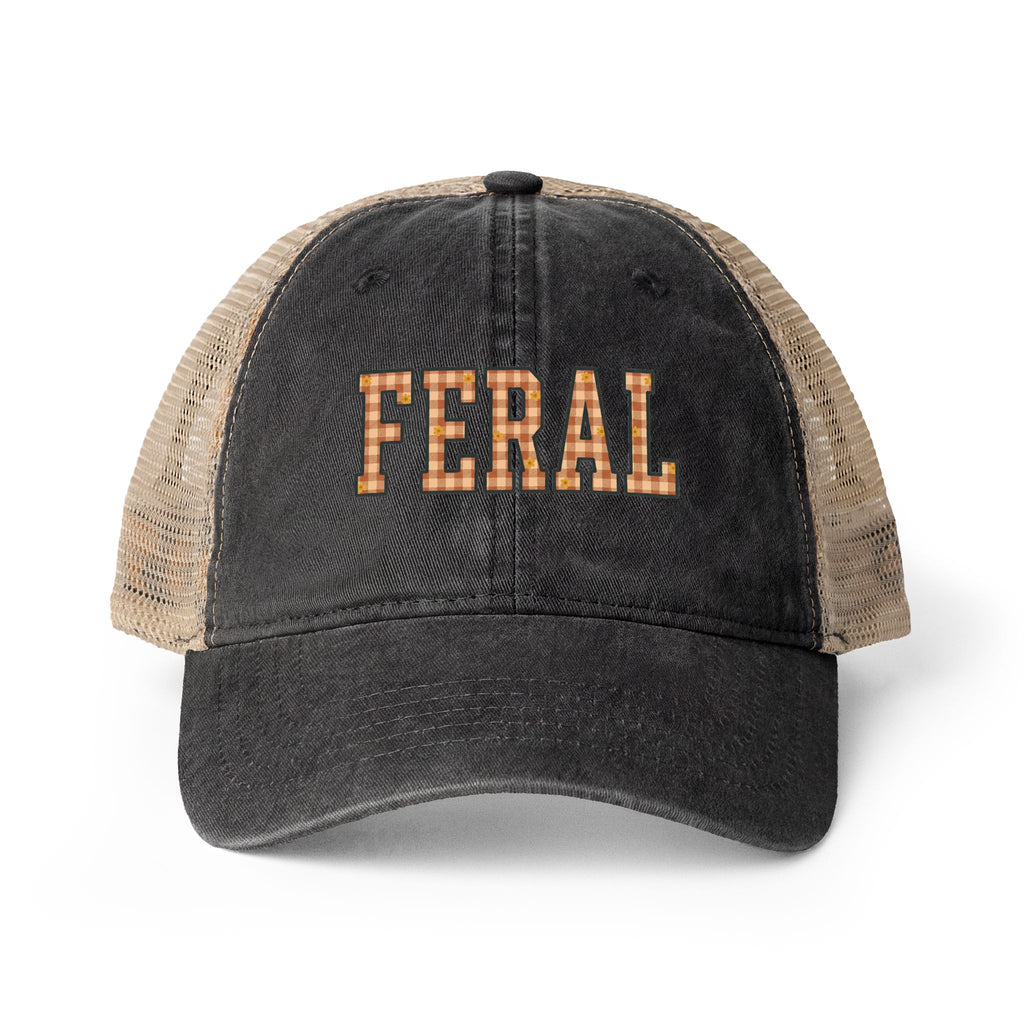 Washed Mesh-Back Cap - Feral