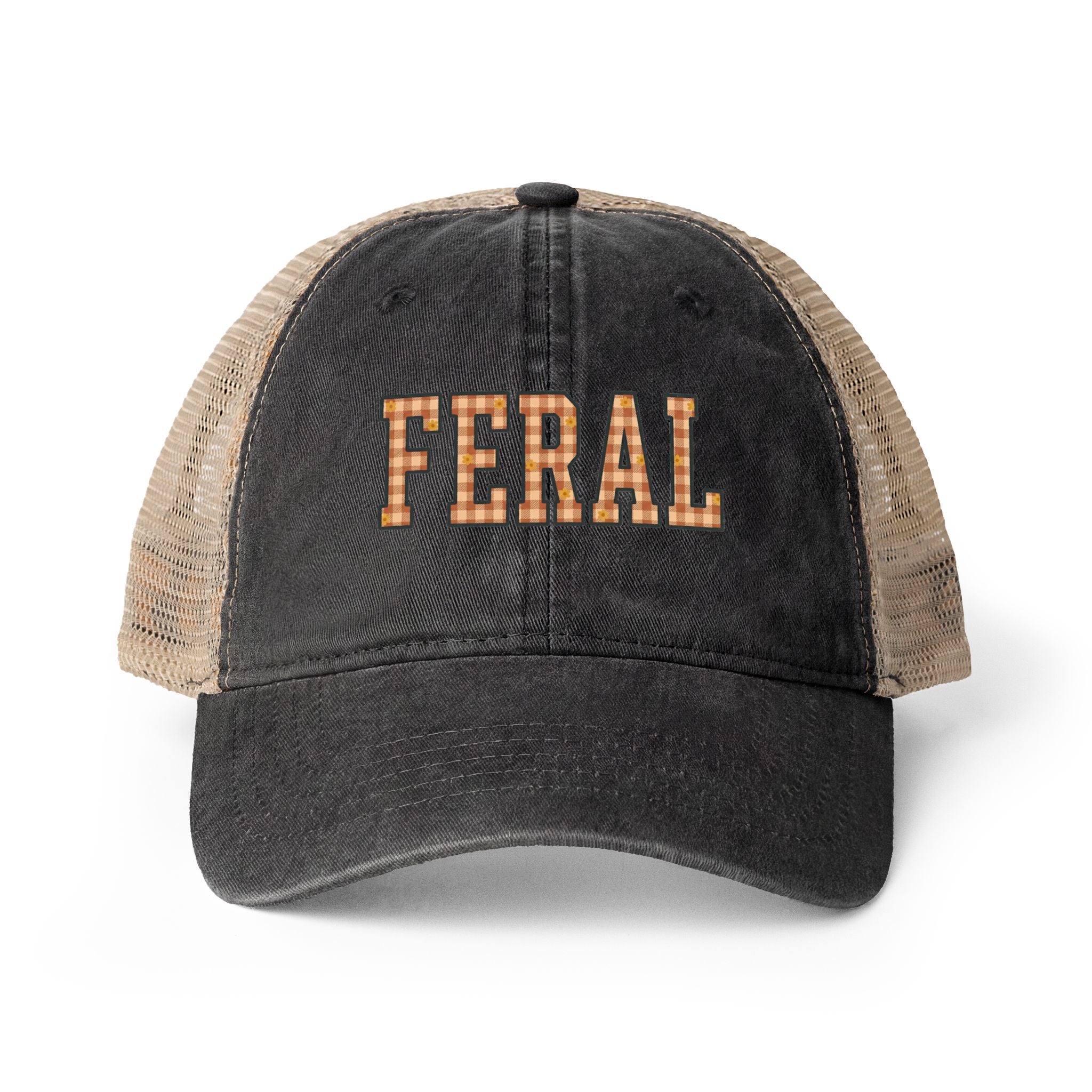 Washed Mesh-Back Cap - Feral