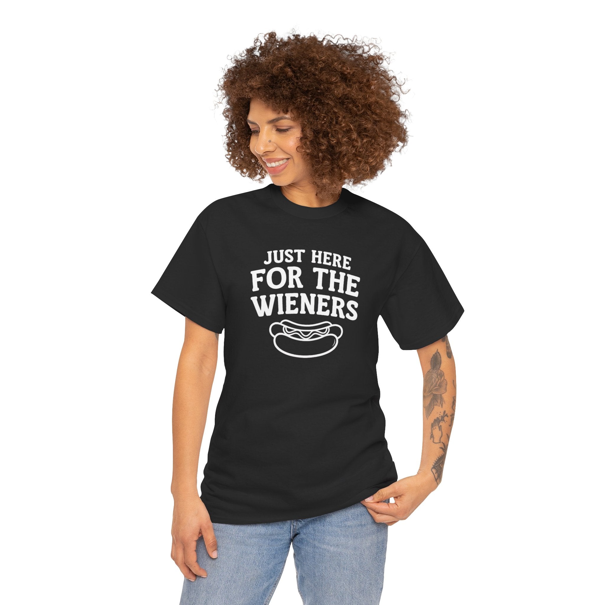 Black Sheep Club - Just Here for the Wieners Tee
