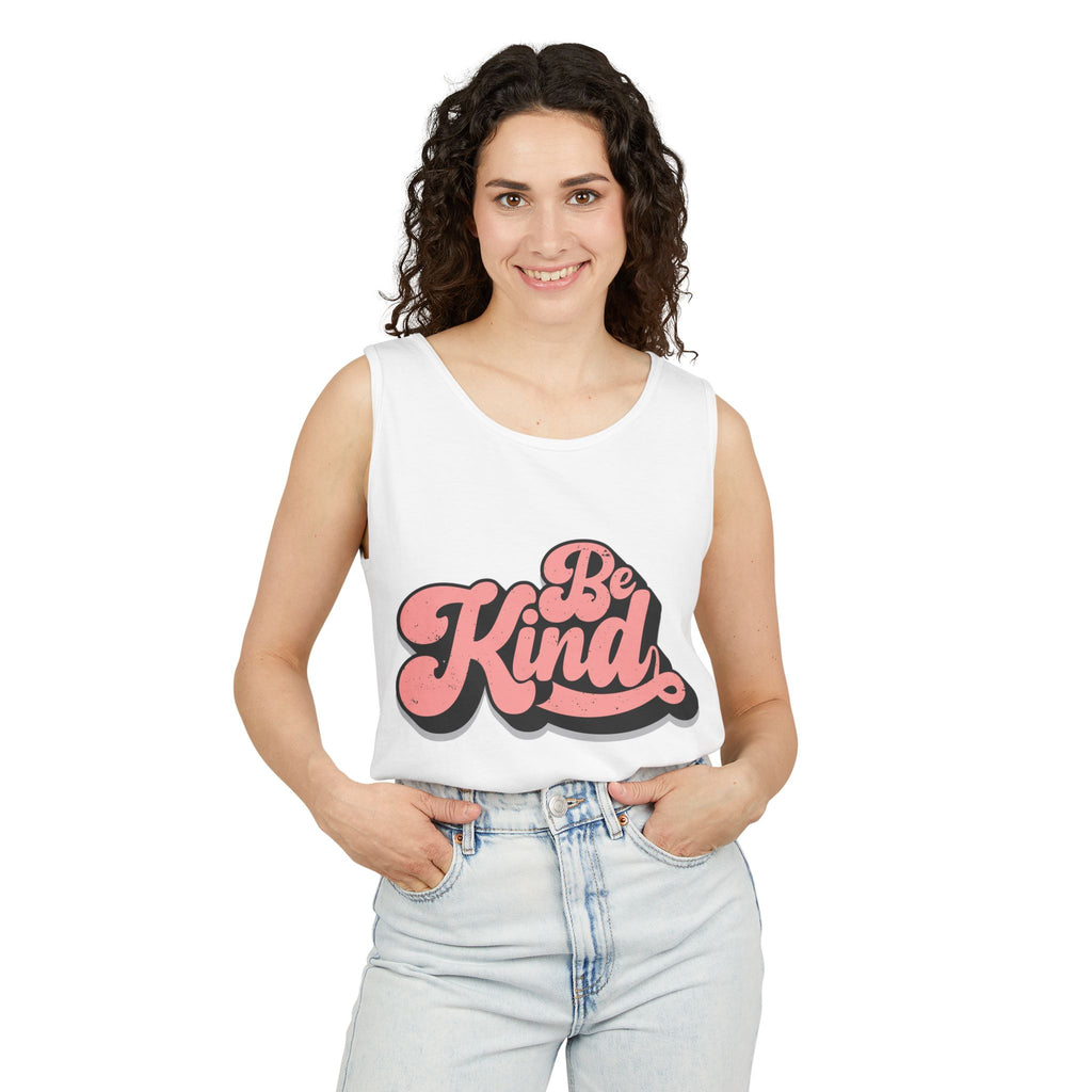 Black Sheep Club - Be Kind Retro Script Tank Top