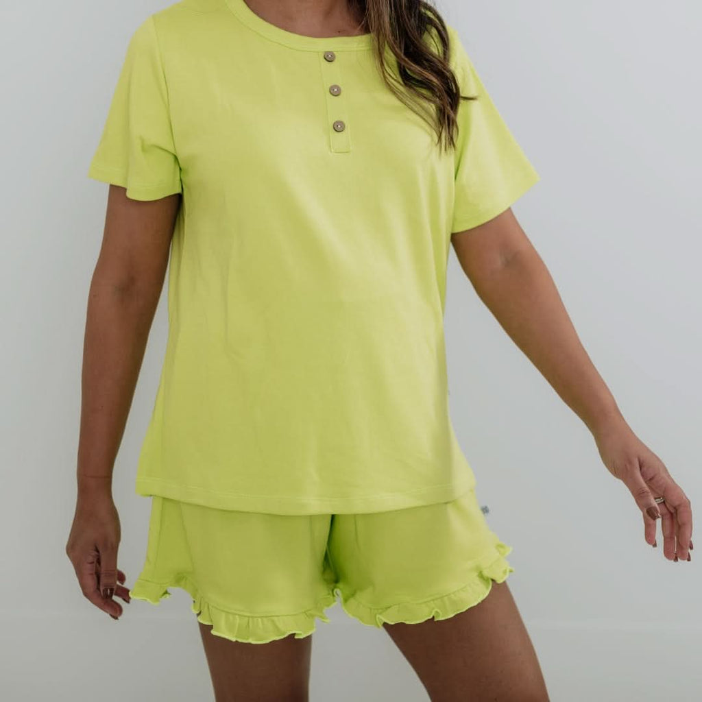 Ladies' Bamboo 2-Piece Short Sleeve Lounge Set | Fresh Clover