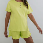 Ladies' Bamboo 2-Piece Short Sleeve Lounge Set | Fresh Clover