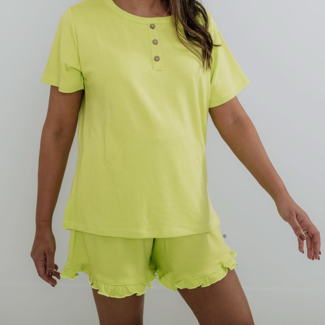 Ladies' Bamboo 2-Piece Short Sleeve Lounge Set | Fresh Clover