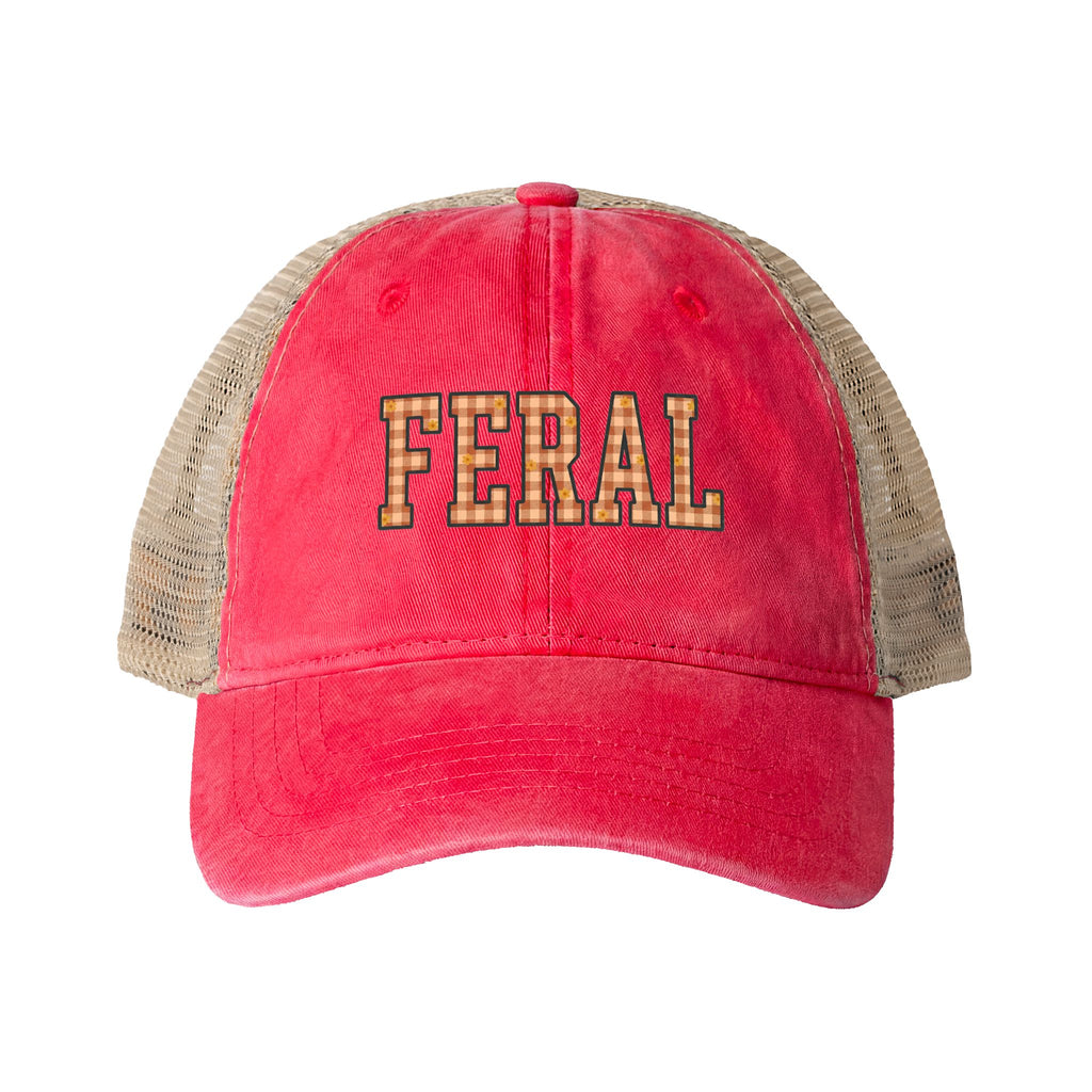 Washed Mesh-Back Cap - Feral