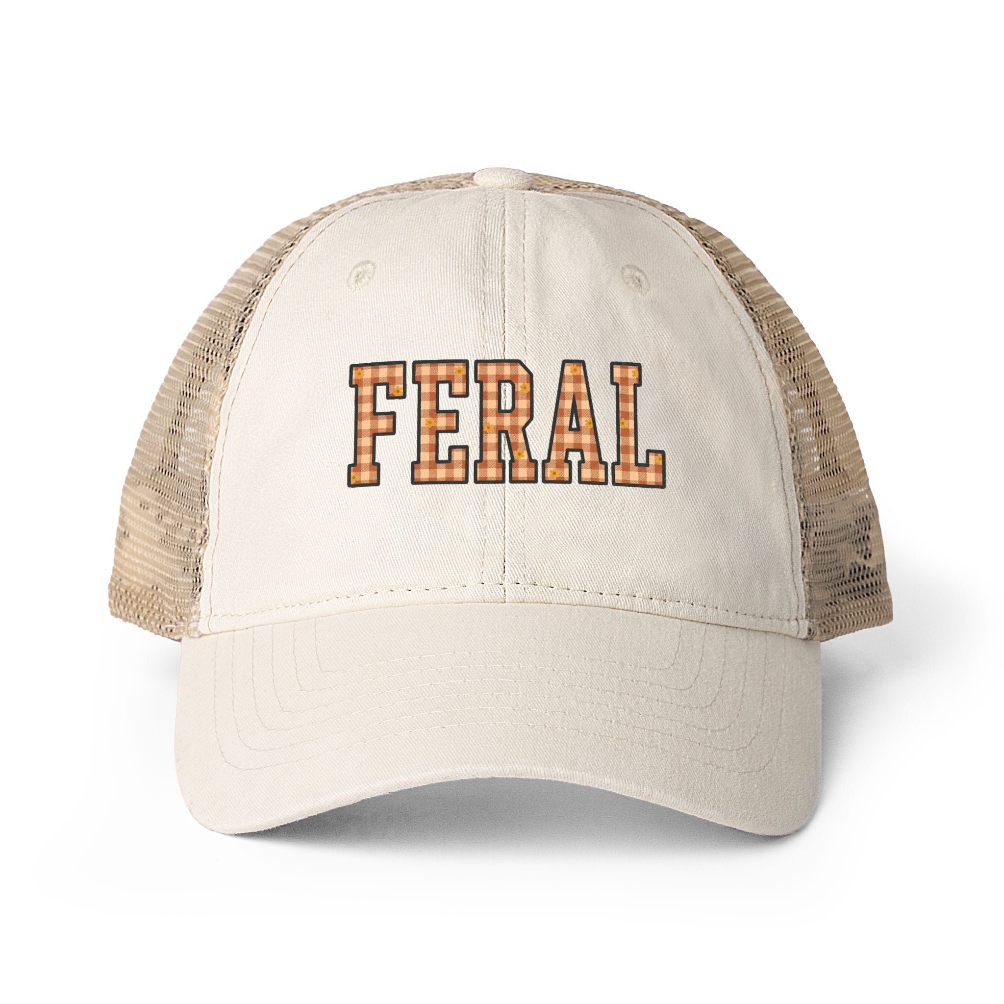 Washed Mesh-Back Cap - Feral