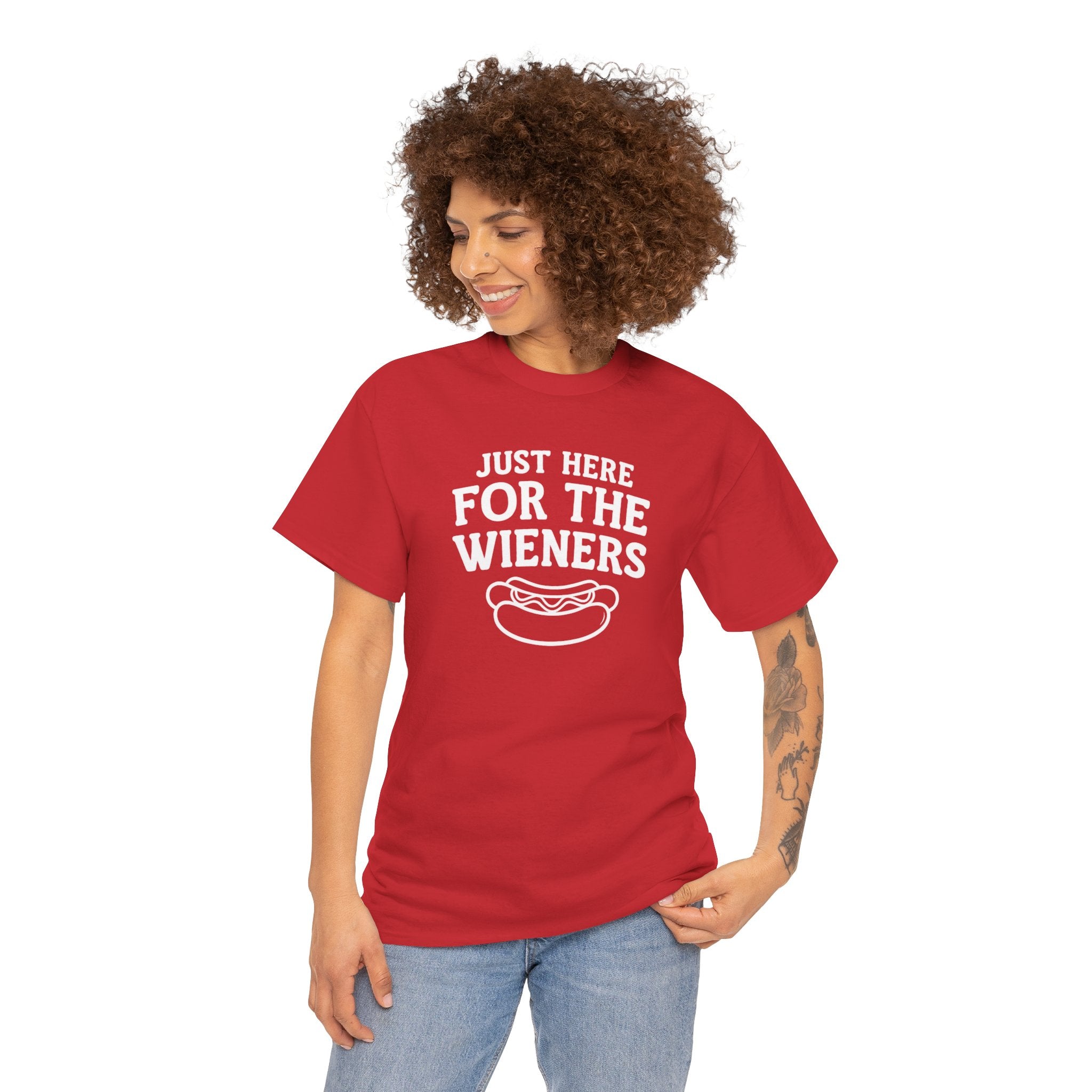 Black Sheep Club - Just Here for the Wieners Tee