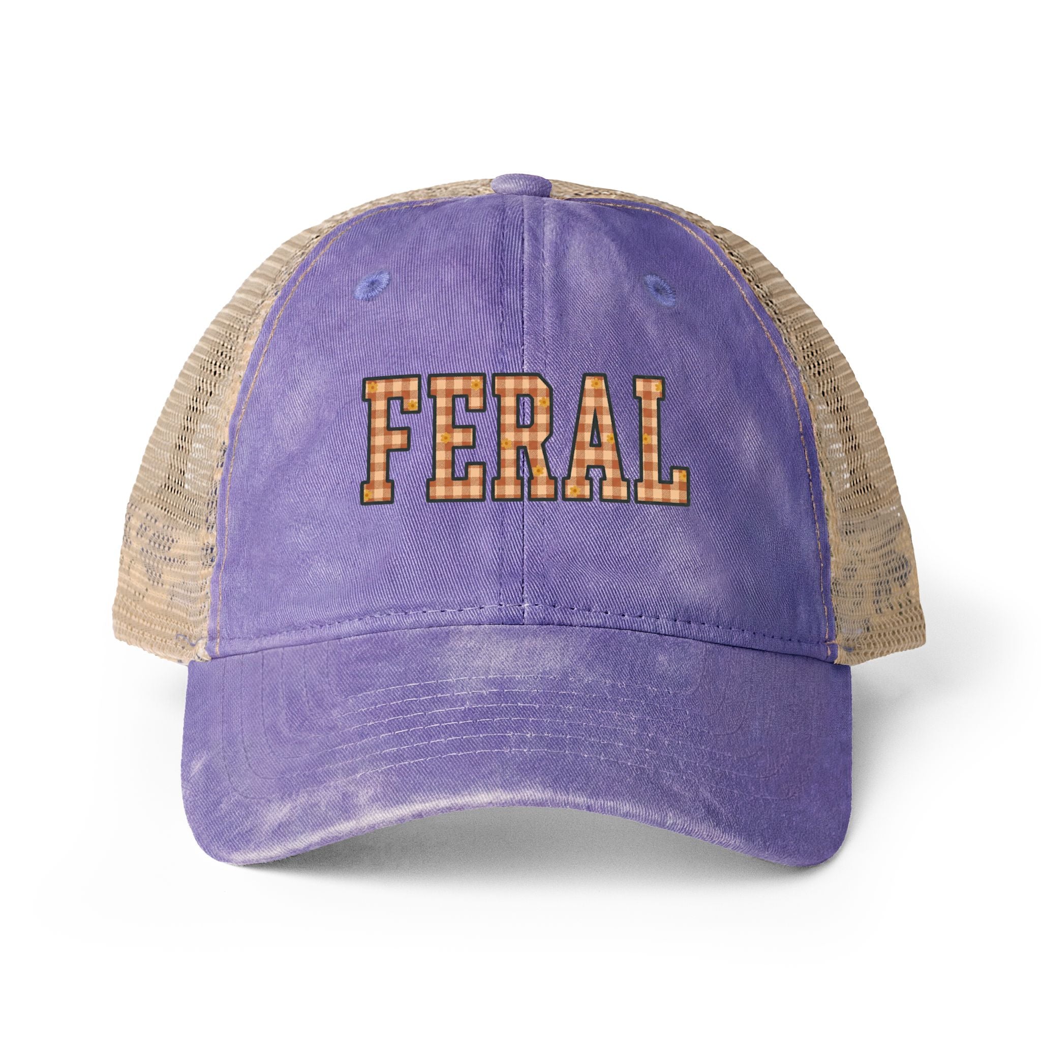 Washed Mesh-Back Cap - Feral