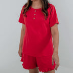 Ladies' Bamboo 2-Piece Short Sleeve Lounge Set | Fresh Clover