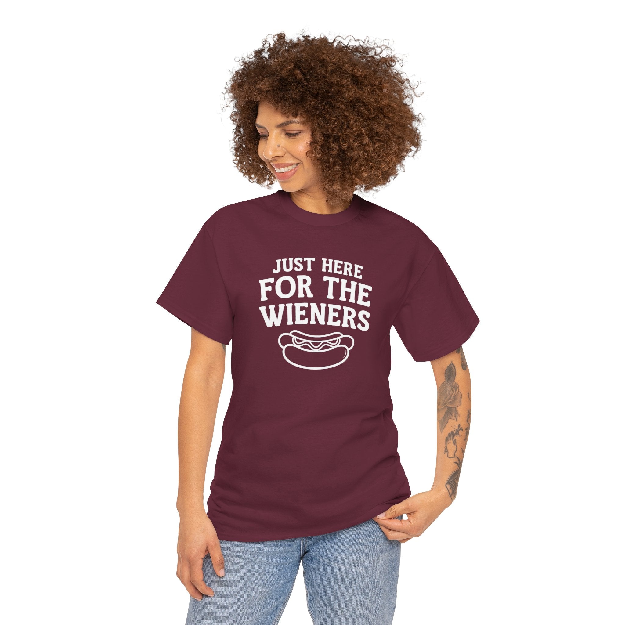 Black Sheep Club - Just Here for the Wieners Tee