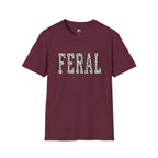 Black Sheep Club — FERAL Leopard Print Graphic Tee