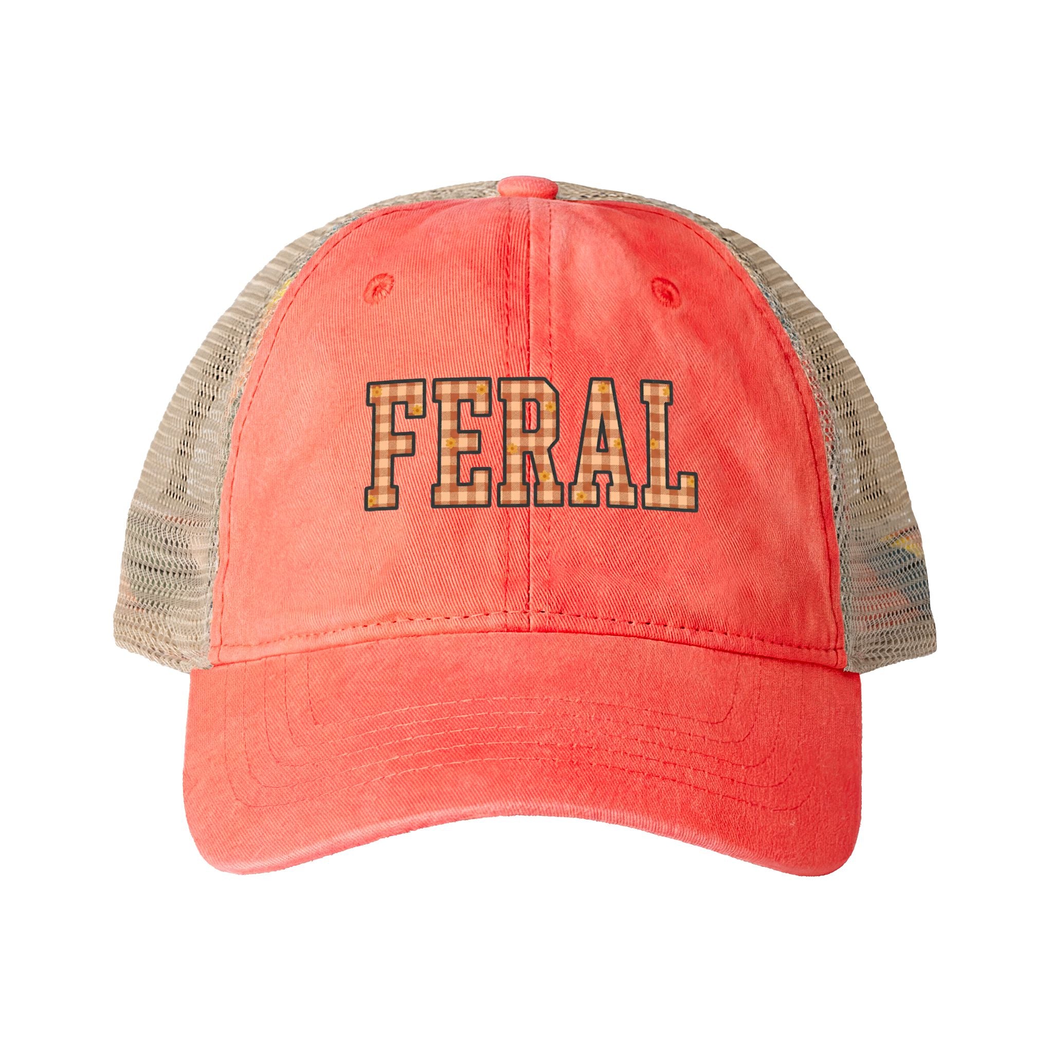 Washed Mesh-Back Cap - Feral