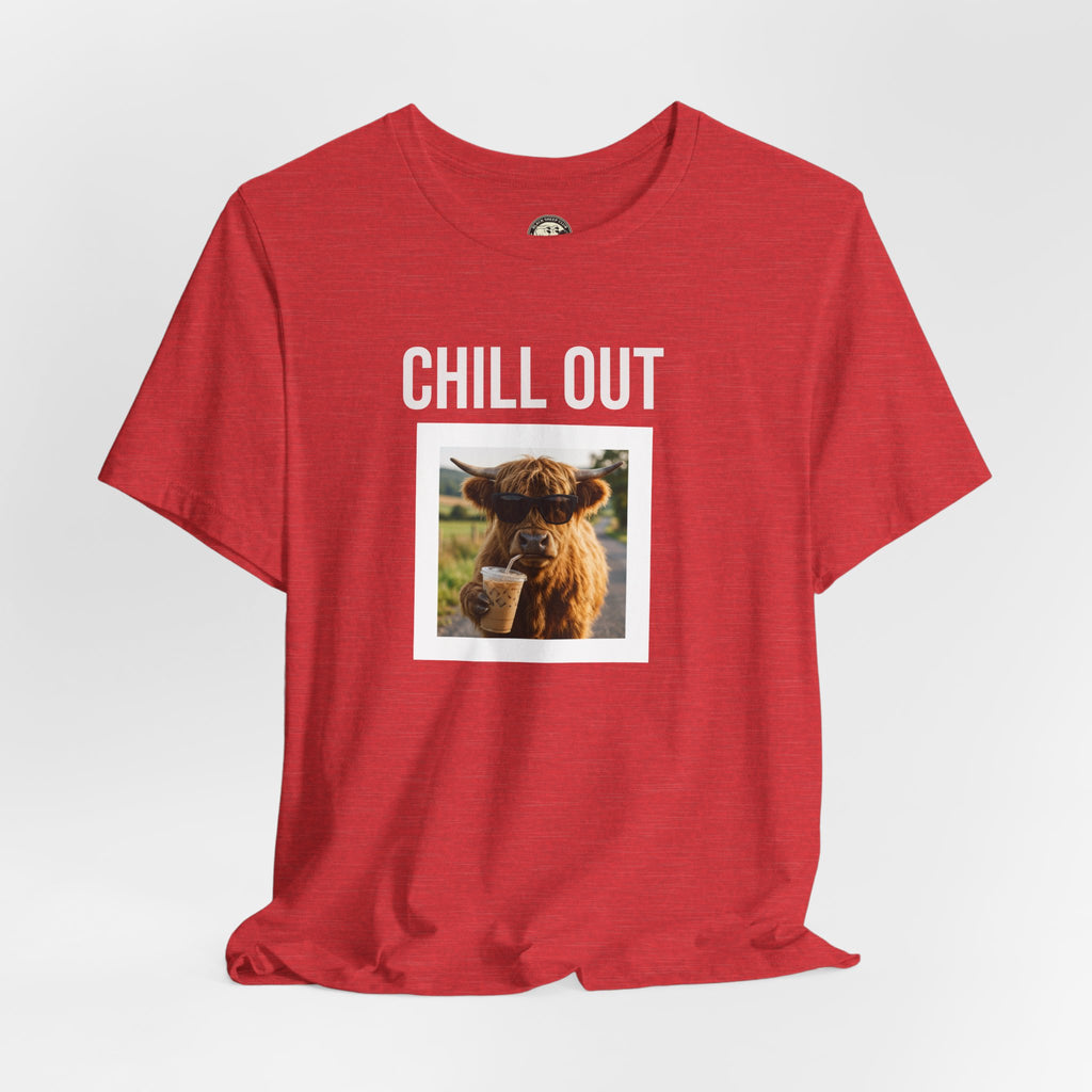 Chill Out Highland Cow Tee