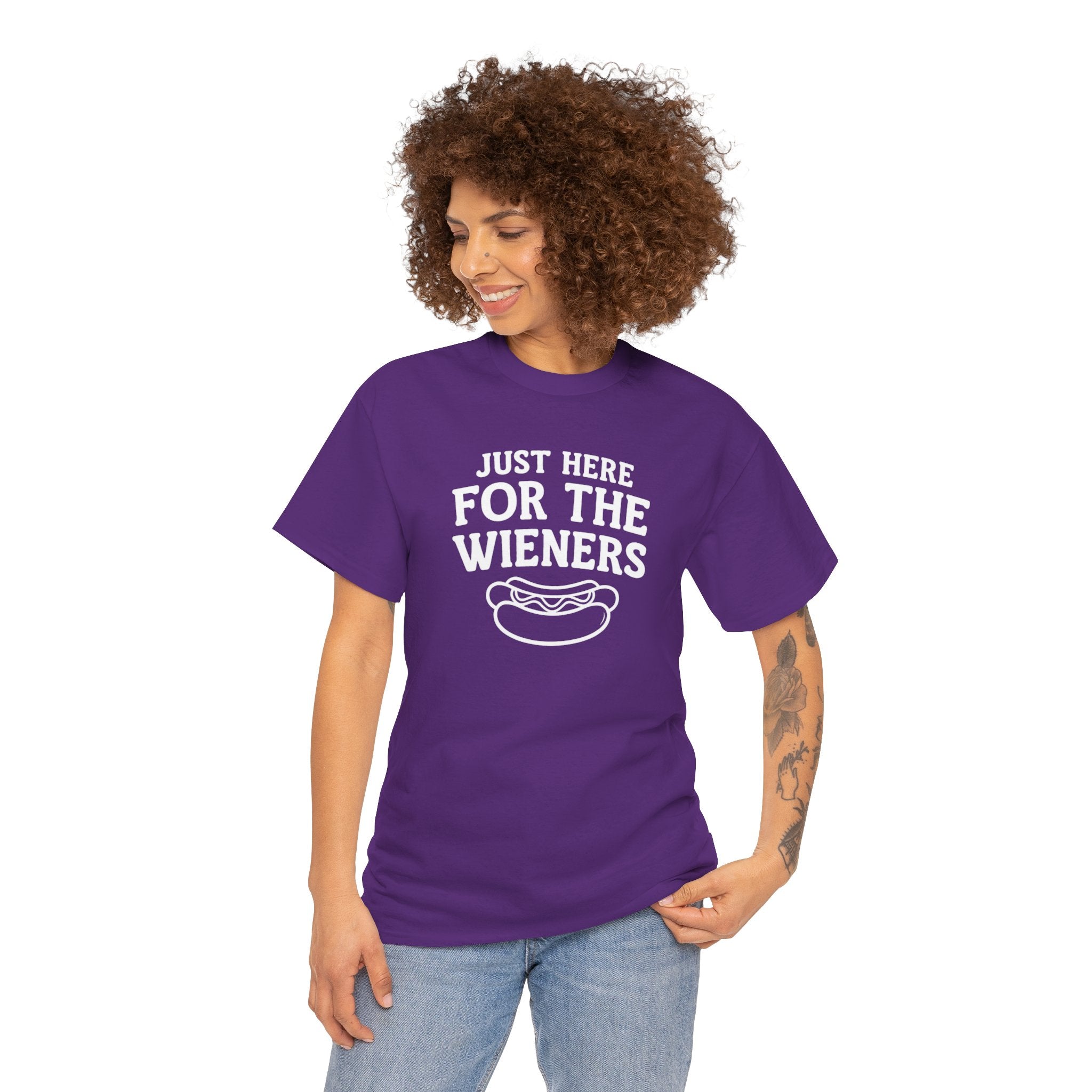 Black Sheep Club - Just Here for the Wieners Tee