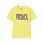 Black Sheep Club — FERAL Leopard Print Graphic Tee