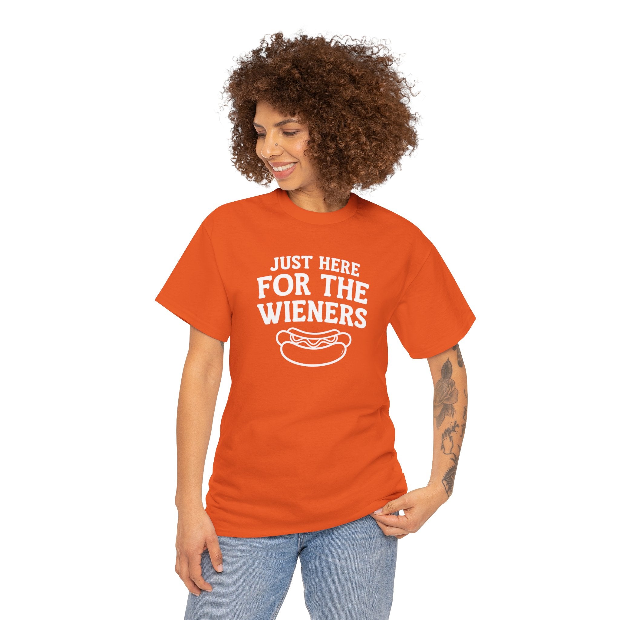 Black Sheep Club - Just Here for the Wieners Tee