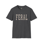 Black Sheep Club — FERAL Leopard Print Graphic Tee