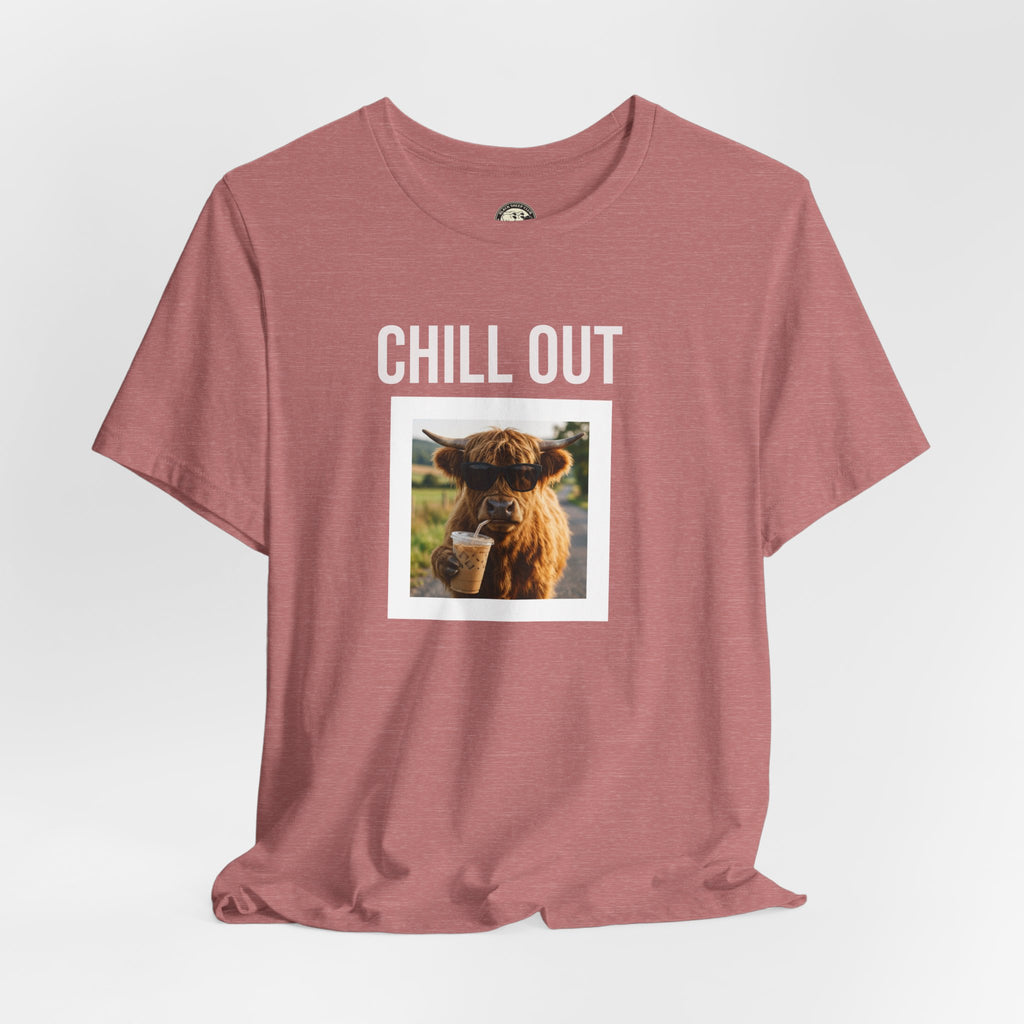 Chill Out Highland Cow Tee