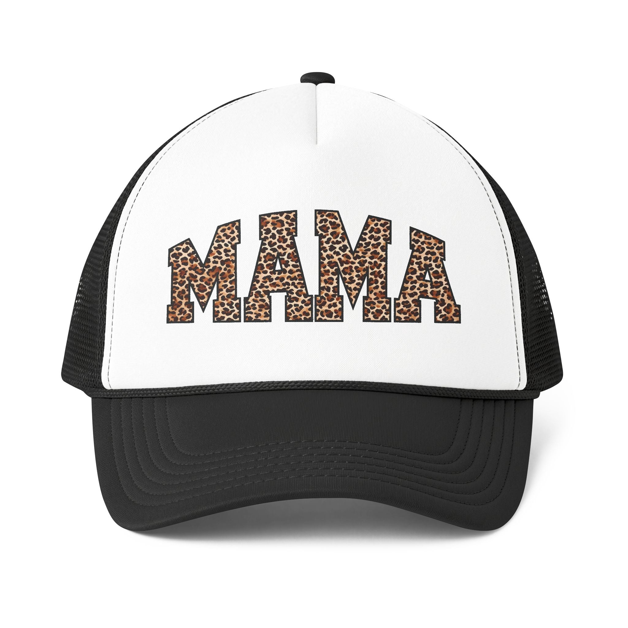 Black Sheep Club - MAMA Leopard Print Trucker Cap