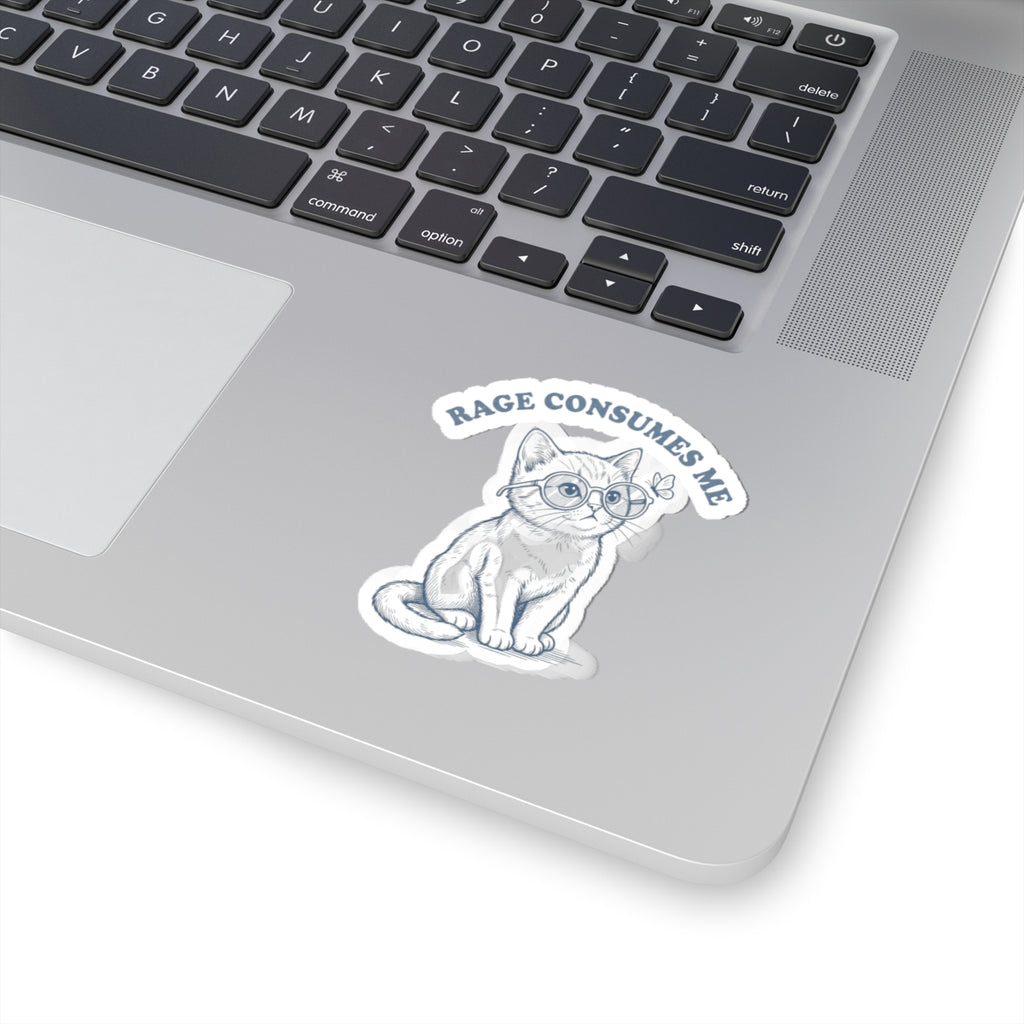 Black Sheep Club - Rage Consumes Me kitten STICKER