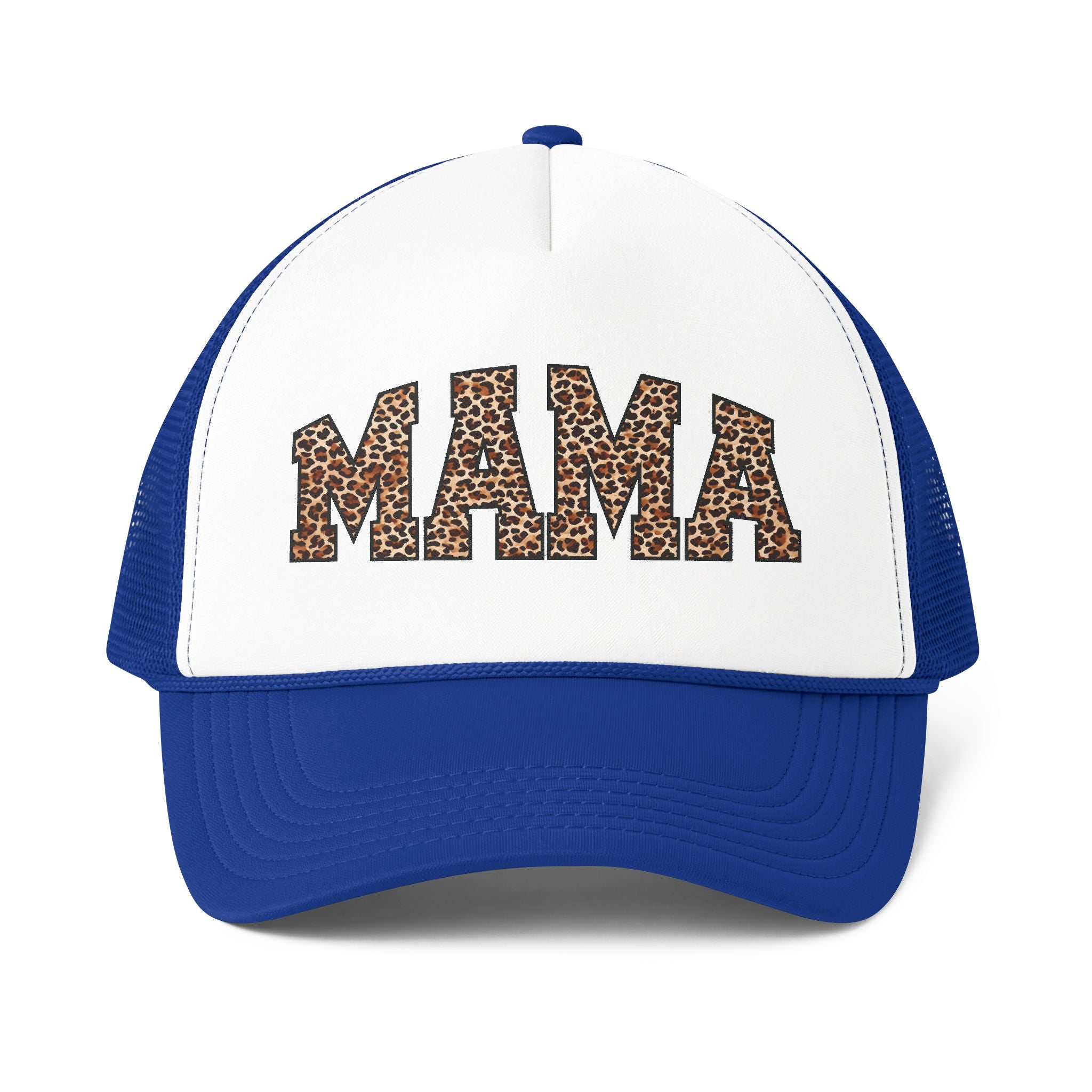 MAMA Leopard Print Trucker Cap