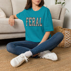 Black Sheep Club — FERAL Leopard Print Graphic Tee