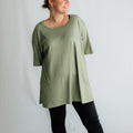 Ladies Bamboo Oversized T-Shirt | Sage