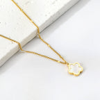 Peach Blossom Pendant Necklace