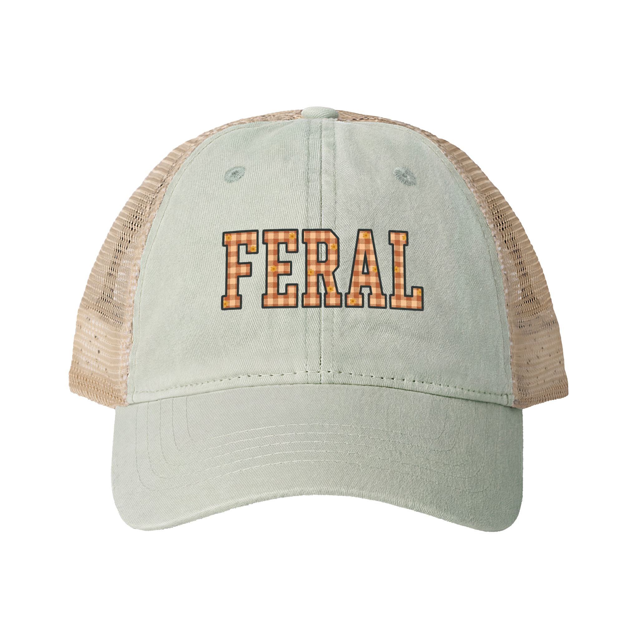 Washed Mesh-Back Cap - Feral