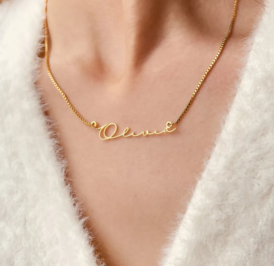 Gold Name Necklace