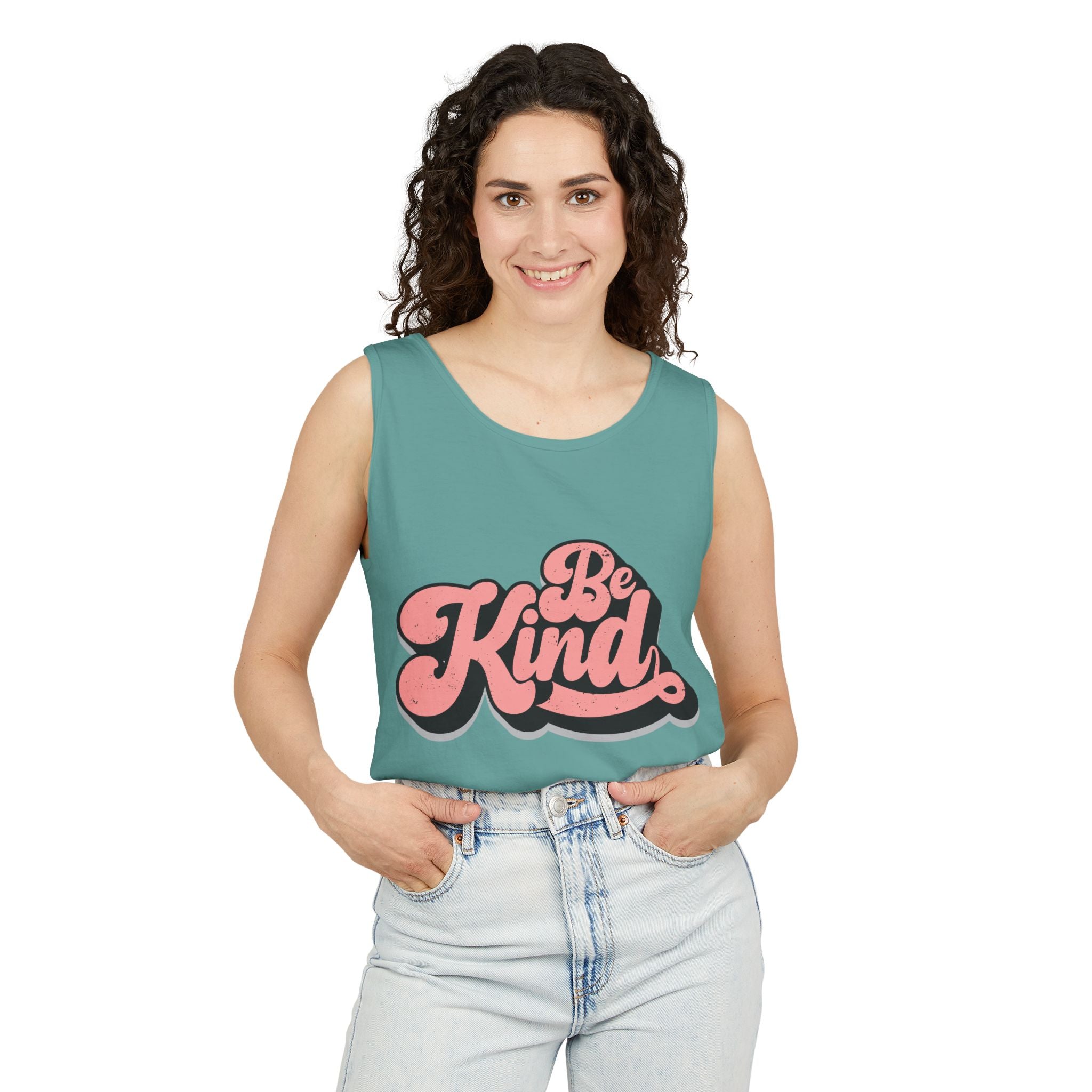 Black Sheep Club - Be Kind Retro Script Tank Top