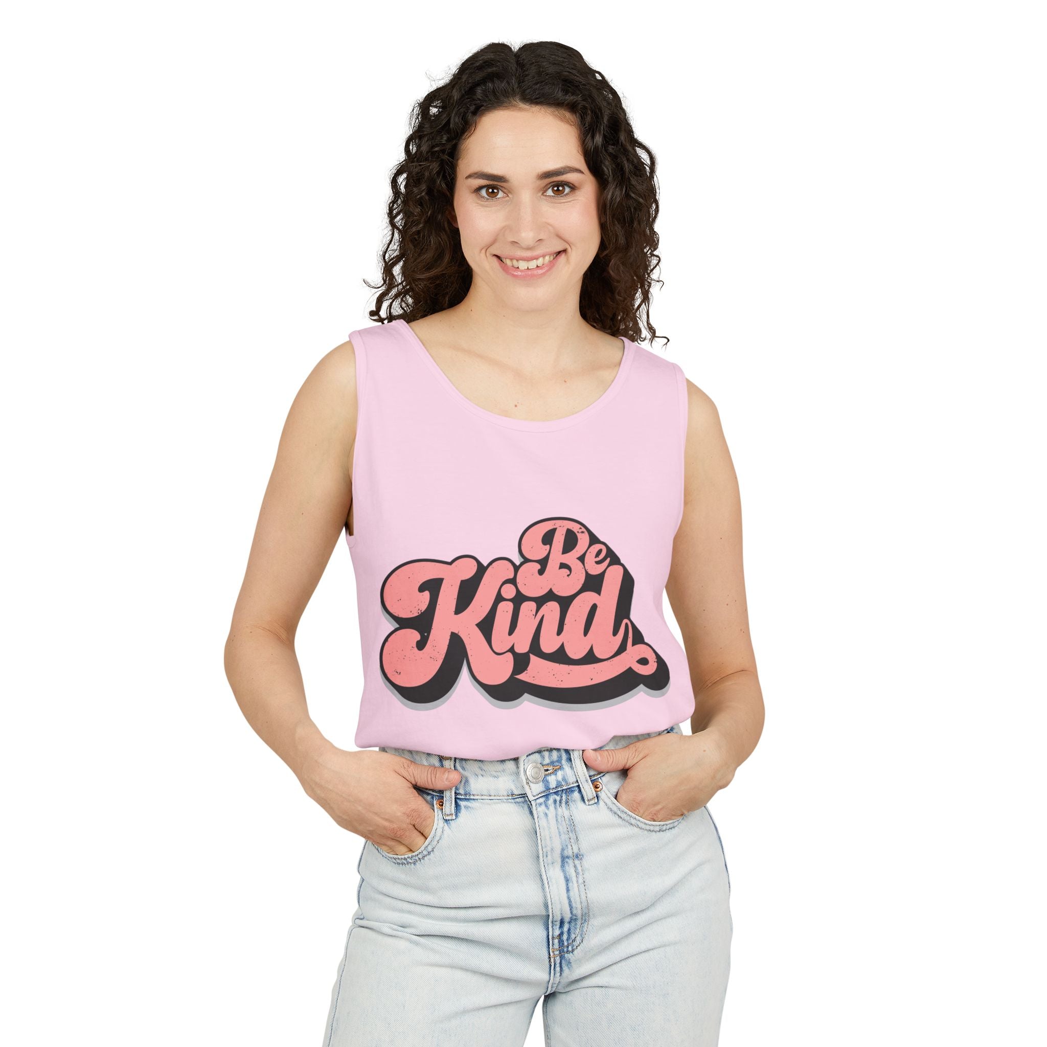 Black Sheep Club - Be Kind Retro Script Tank Top