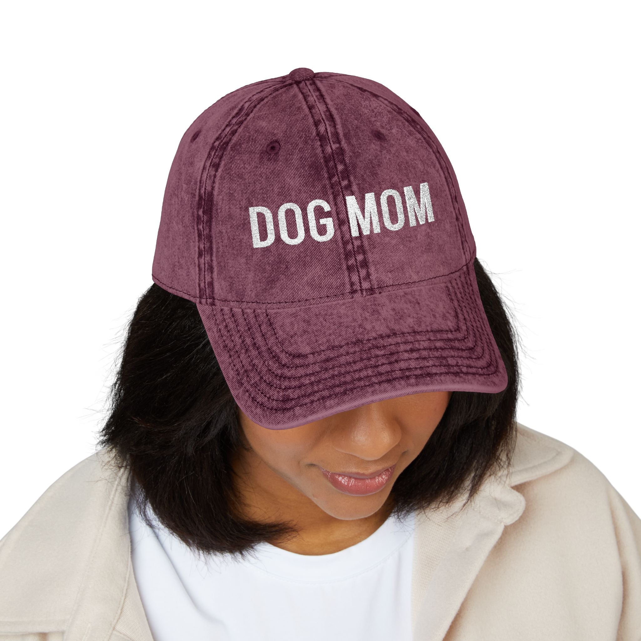 Black Sheep Club - Dog Mom Vintage Embroidered Cap