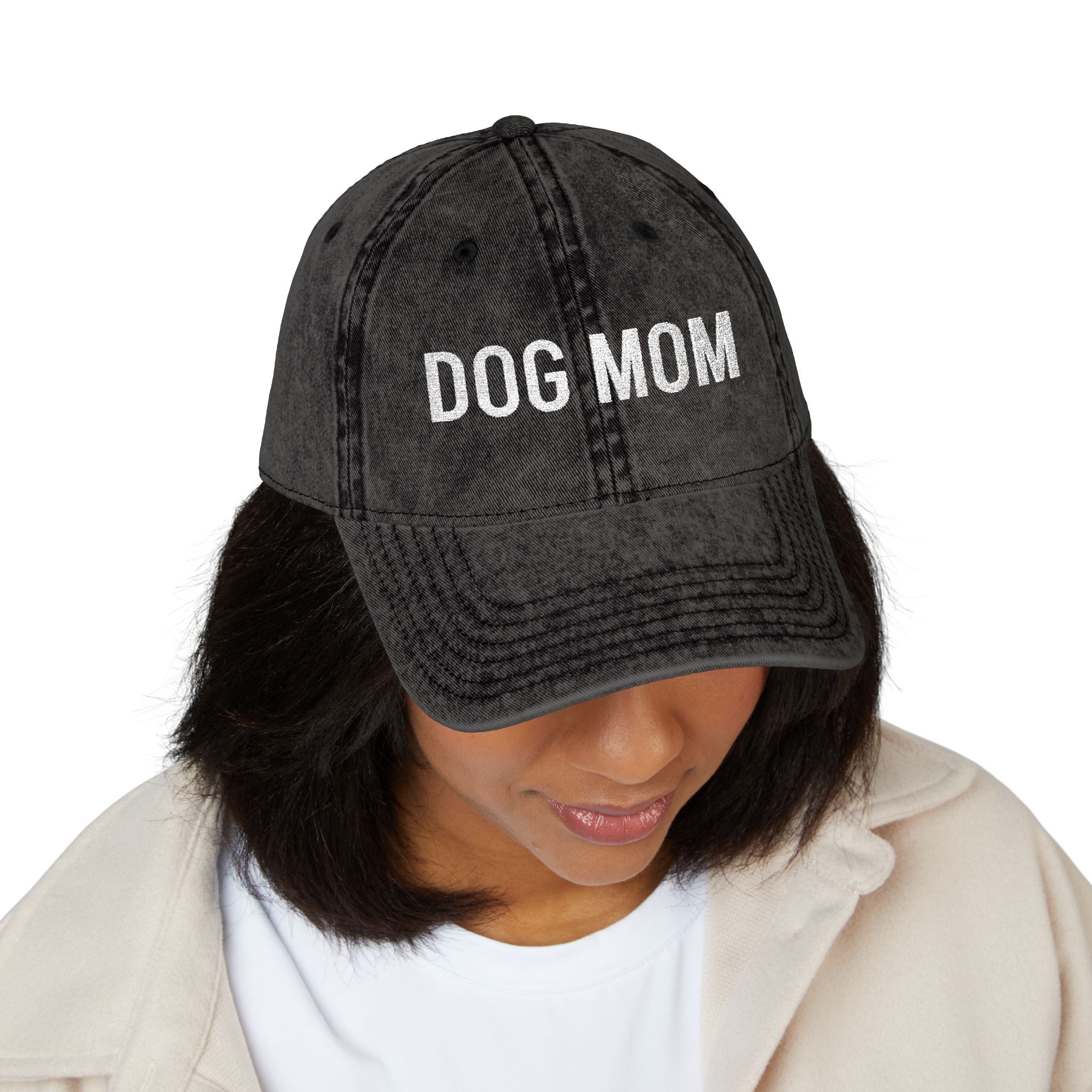 Black Sheep Club - Dog Mom Vintage Embroidered Cap