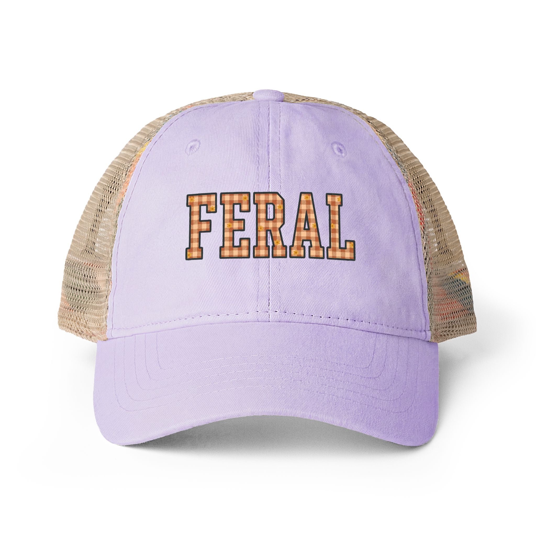 Washed Mesh-Back Cap - Feral