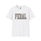 Black Sheep Club — FERAL Leopard Print Graphic Tee