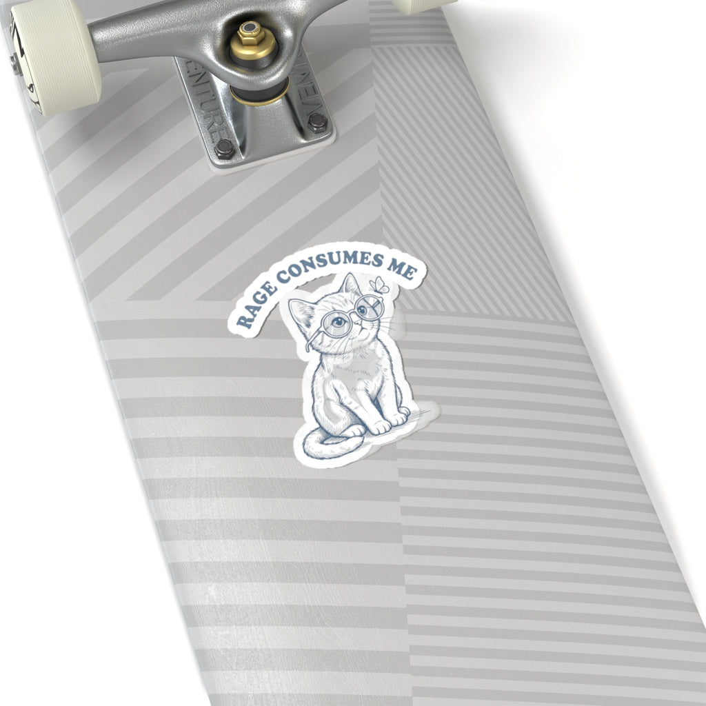 Black Sheep Club - Rage Consumes Me kitten STICKER