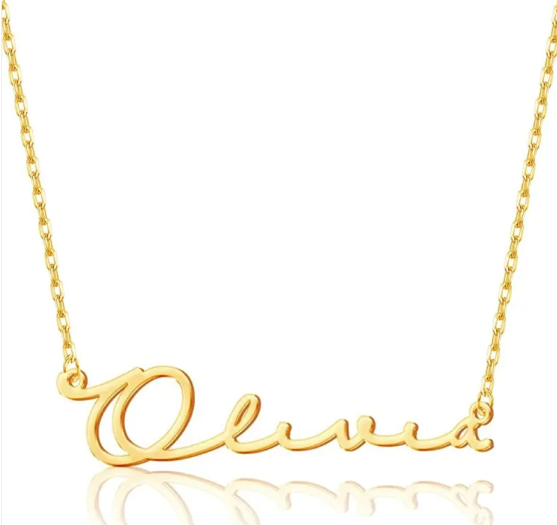 Gold Name Necklace