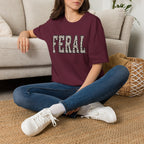 Black Sheep Club — FERAL Leopard Print Graphic Tee