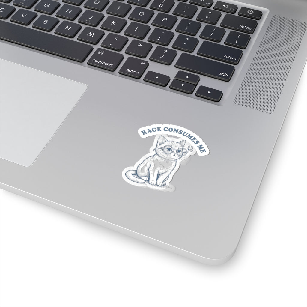 Black Sheep Club - Rage Consumes Me kitten STICKER