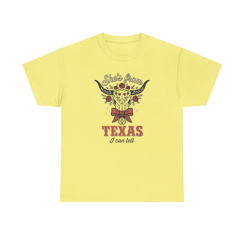 Black Sheep Club — T-shirt "She's From Texas I Can Tell"