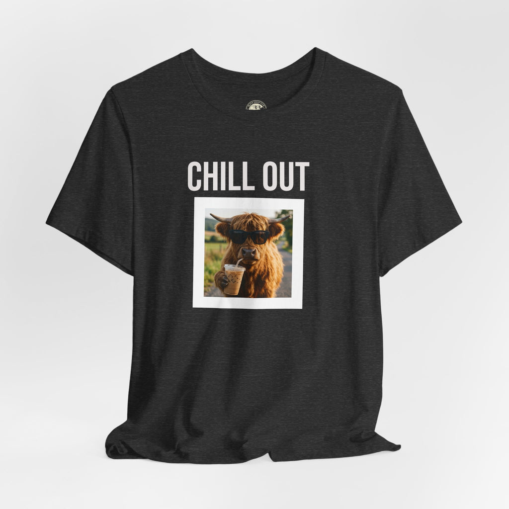 Chill Out Highland Cow Tee
