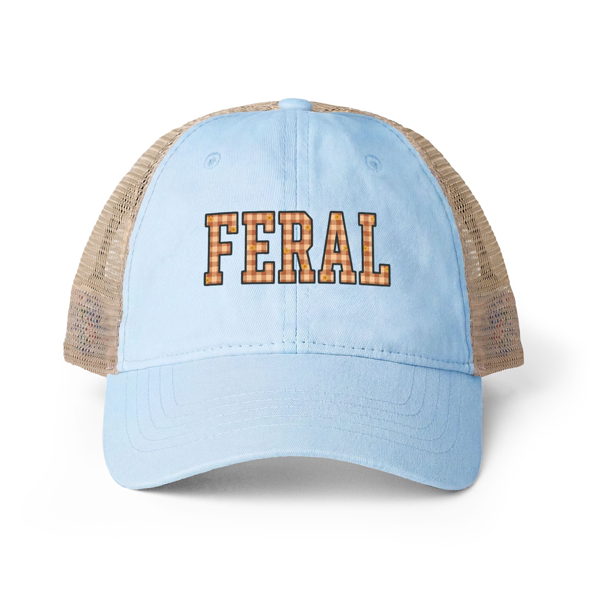 Washed Mesh-Back Cap - Feral